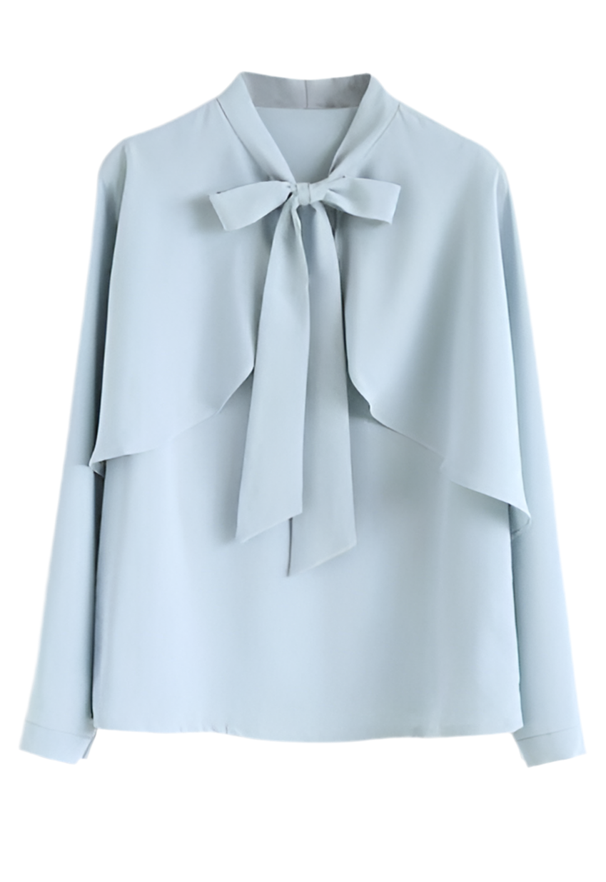 Blusa con lazo