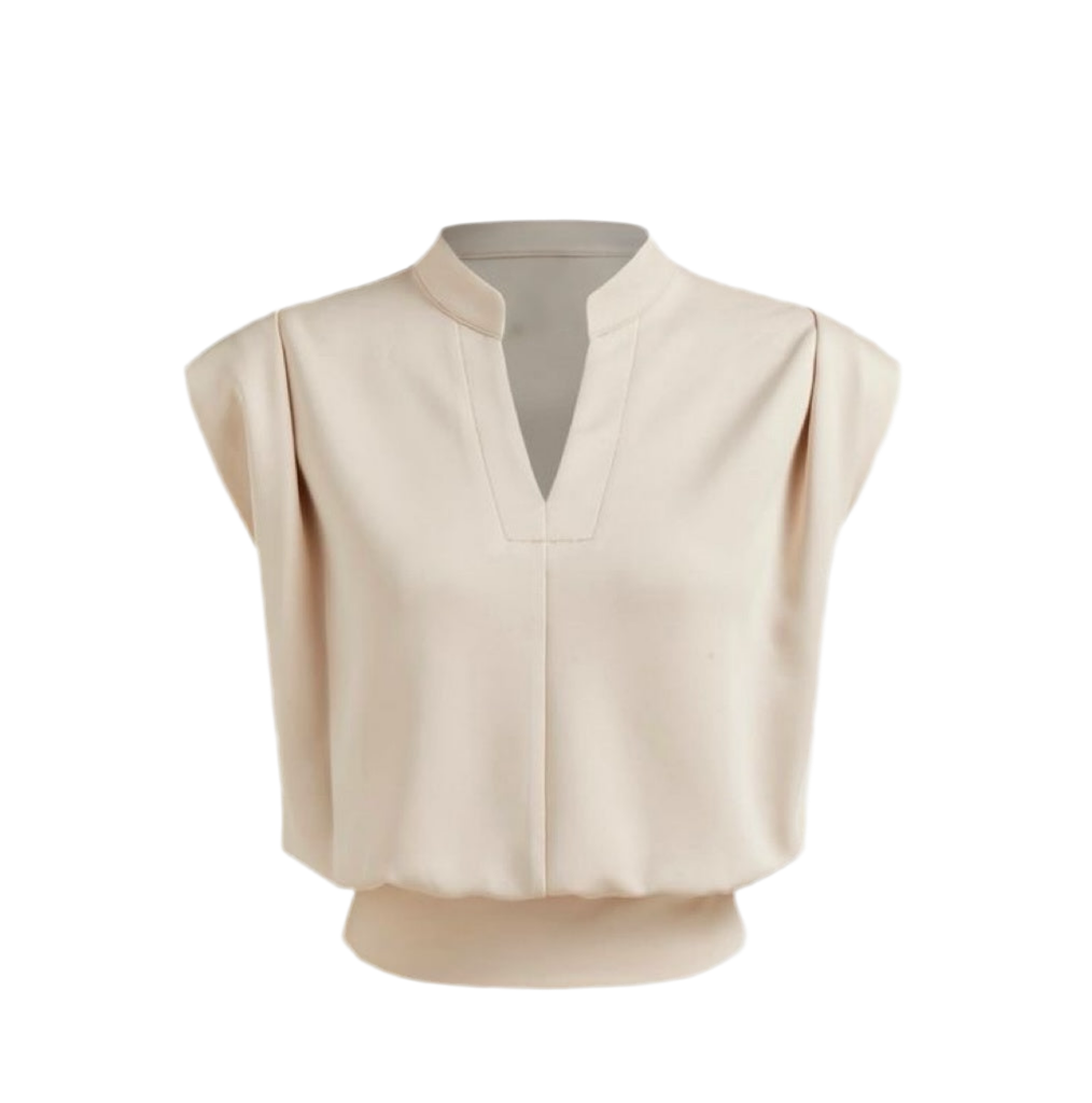 Blusa escote en v