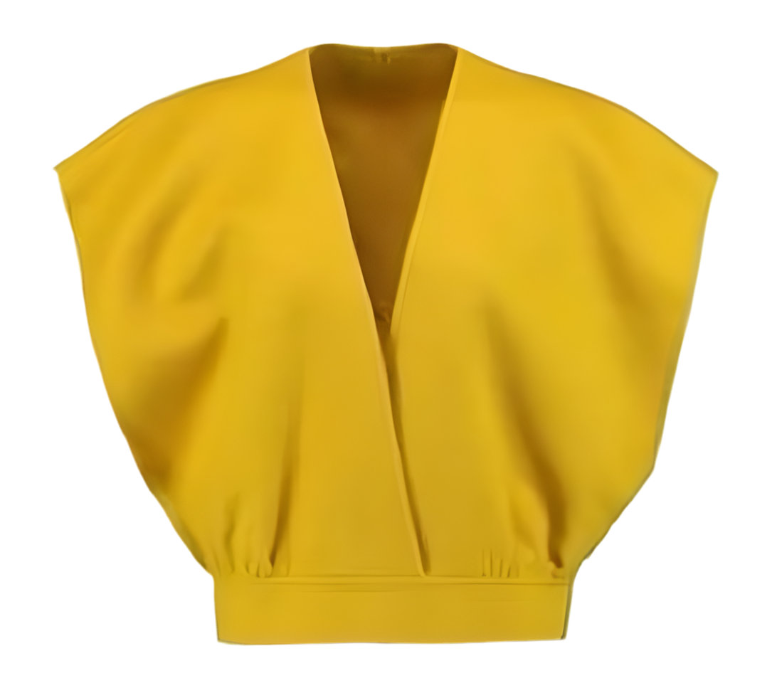 Blusa de cuello en v